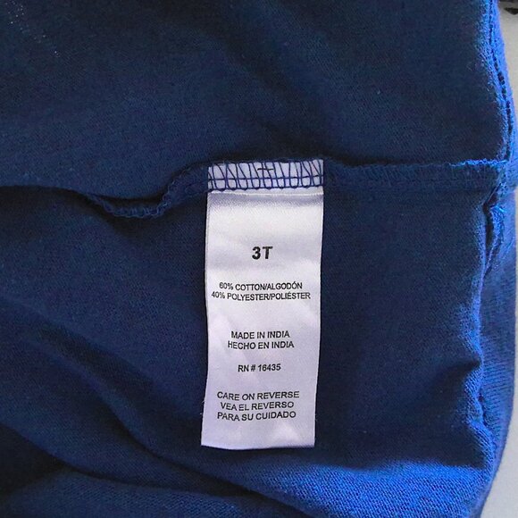 Sonic the Hedgehog Sega Boy's Graphic Tee Shirt Blue Short Sleeve EUC Sz 3T - Picture 4 of 4